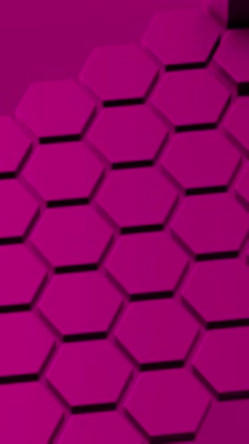 Violette sechseckige Wabenformen