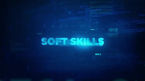 Futuristic Glitch Technology Text Reveal