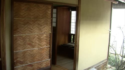 Japanese bathhouse with view of interior soaking tub, or "ofuro."