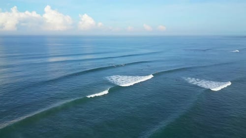 Surfers in Bali - Indonesia.