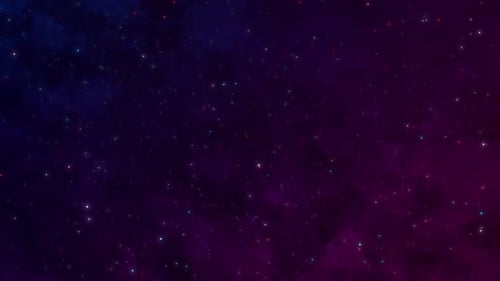 Star Zoom Hyperspace Magic Particles Loop Background Particles on Black Background Glitter Particles