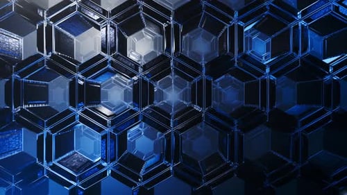 Animation en boucle VJ. Mouvement de la caméra dans la matrice d'un vaisseau spatial
.