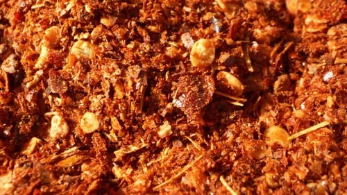 A close-up showcases a Ground chilli.