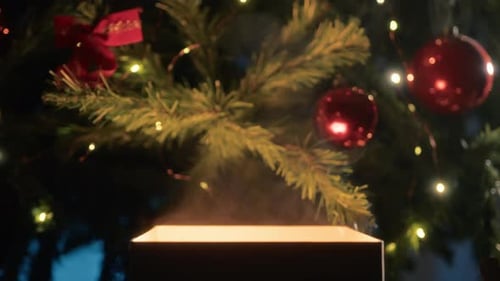 Festive Christmas Gift with Magical Smoke