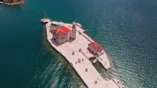 Perast Montenegro Famous Aerial View