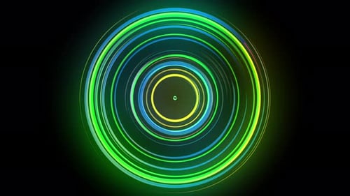 Abstract Gradient Luminous Swirling Glowing Background