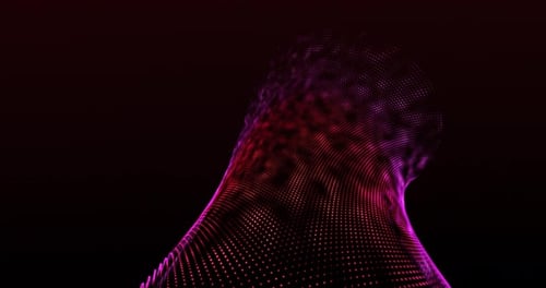 Dynamic Abstract Particle Wave Background Loop