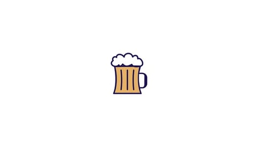 Animation der Bier-Ikone