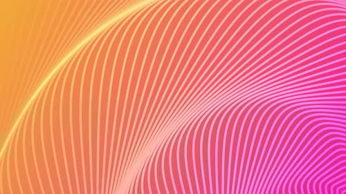 Abstract Gradient Wavy Lines Animated Background