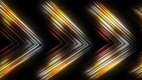 Dynamic Neon Chevrons Background Loop