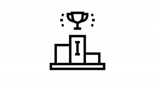 winner line icon animation