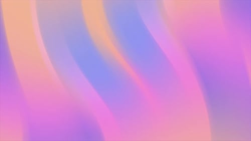 Fluid Pastel Gradient Waves Seamless Loop Background