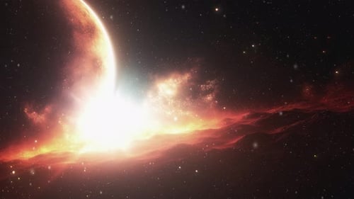 Die Oberfläche eines unbekannten Planeten