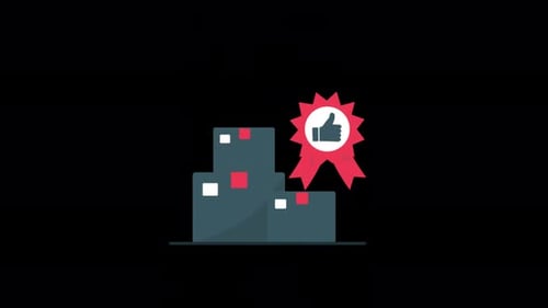 Vidéo d'animation sur le concept d'approbation de la qualité des produits - Transparente