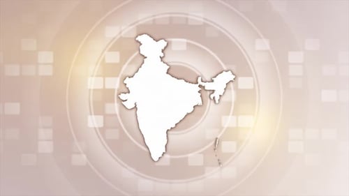Mapa animado de la India