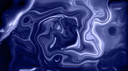Dynamic Blue Liquid Swirl Abstract Background Loop