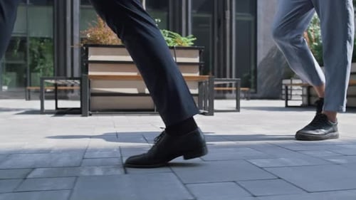 Business People Walking to Work in the City