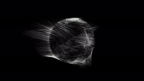 Chaotic Abstract Hairy Orb in a Windstorm Loop