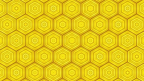Yellow Hexagons