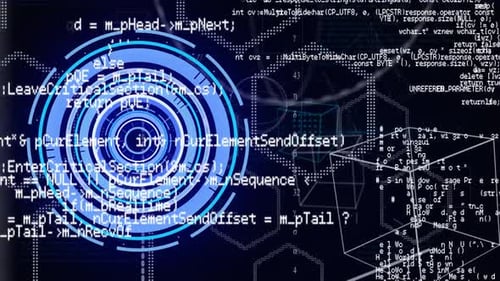 Animation of scope scanning and data processing