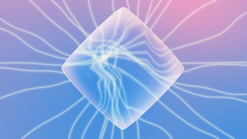 Shiny Color Abstract Loop Background