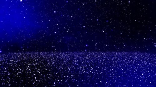 Particles Blue Background Loop