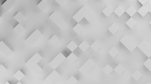 Moderna animación de fondo geométrico con un sutil movimiento de cubo