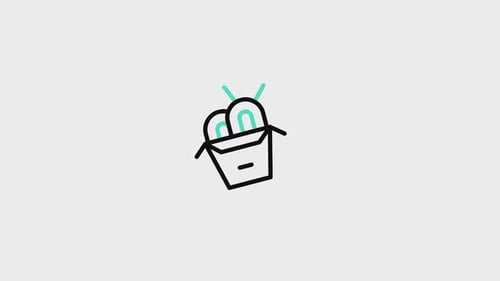 Noodle Line Animated Icon