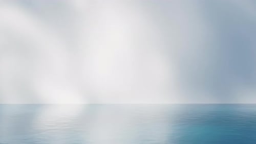 Bright room with water inside