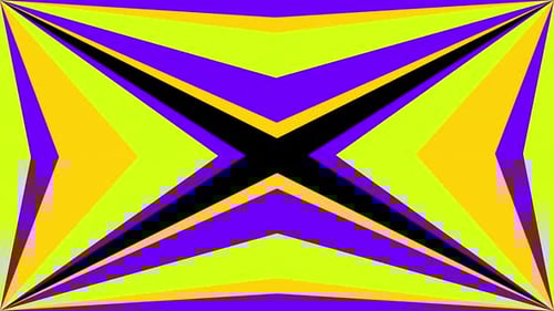 Dynamic Geometric X Shape Reveal Transition