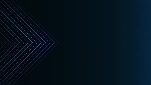 Abstract Blue Lines Glowing Geometric Motion Background