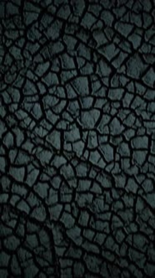 Cracked Earth Texture in an Arid Desert