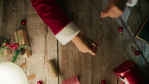 Sorting Christmas Letters Addressed to Santa Claus