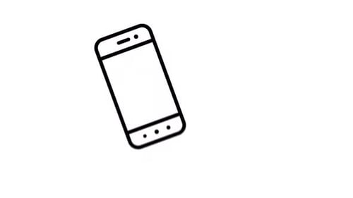 Adaptives Design, flache Icon-Animation mit Seamless Loop und Alpha