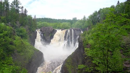 Waterfall in the middle of the forest