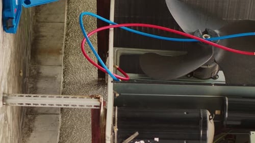 Vertical Video Out of Service Condenser