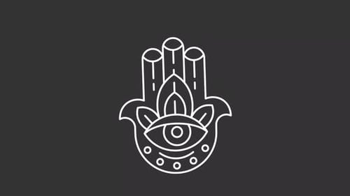 Animation de la ligne blanche Hamsa