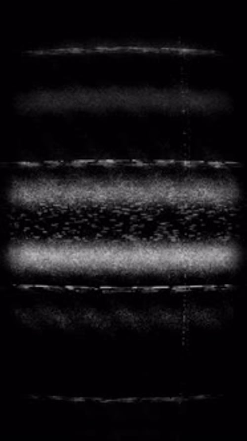 Ruido vertical retro estático de TV