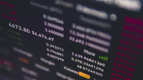 Cryptocurrency Trading Chart