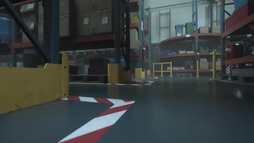Massive Warehouse Filled With Boxes