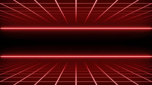 red grid animation