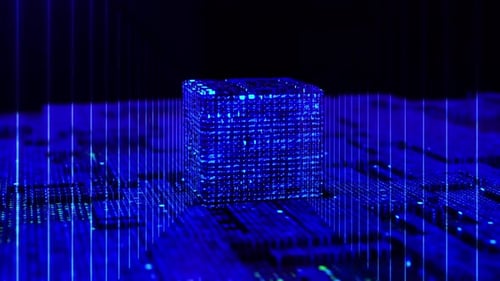 Block chain. blockchain Technology Background