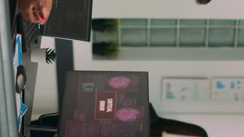 Team Collaboration Coding in Modern Office Workplace