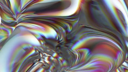 Abstract Rainbow Glass Background