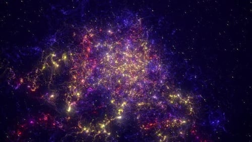 Fly Through In `Nebula 4k