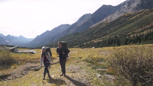 Rocky Mountain Couple Hiking Adventure