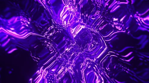 Dynamic Liquid Purple Glow