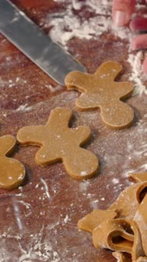 Vertical View Of Homemade Cookies