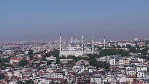 Istanbul Historical Peninsula Hagia Sophia Bosphorus Aerial View 8