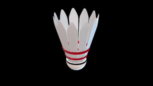 3D Badminton Shuttlecock Rendering